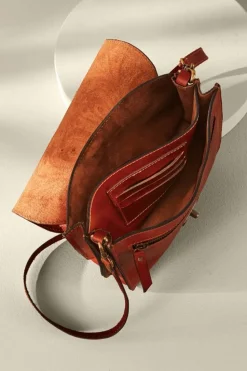 Soft Surroundings Ada Embossed Leather Bag| Handbags