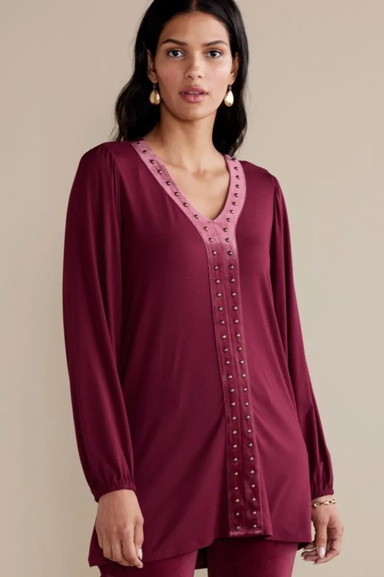 Soft Surroundings Adornment Top| Tops