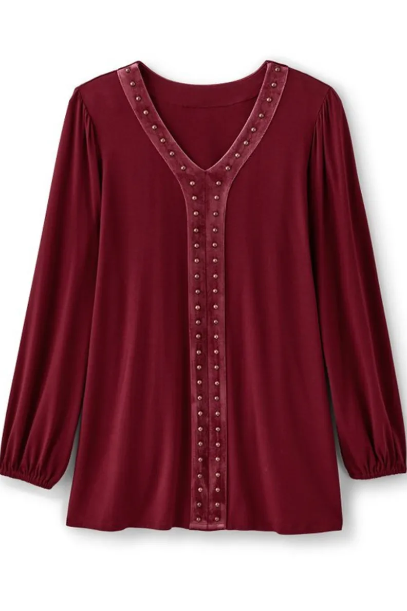 Soft Surroundings Adornment Top| Tops