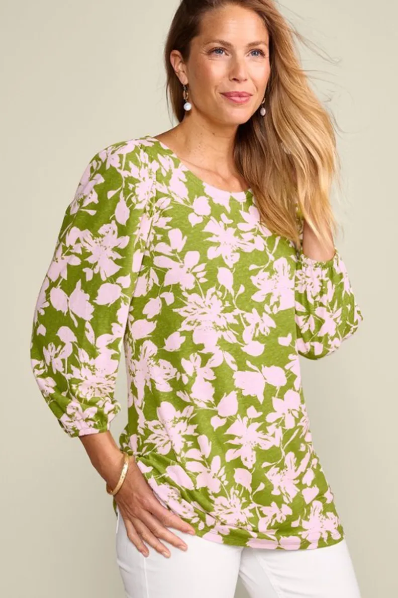 Soft Surroundings Ainsley Linen Blend Tunic| Tops|Tunics & Leggings