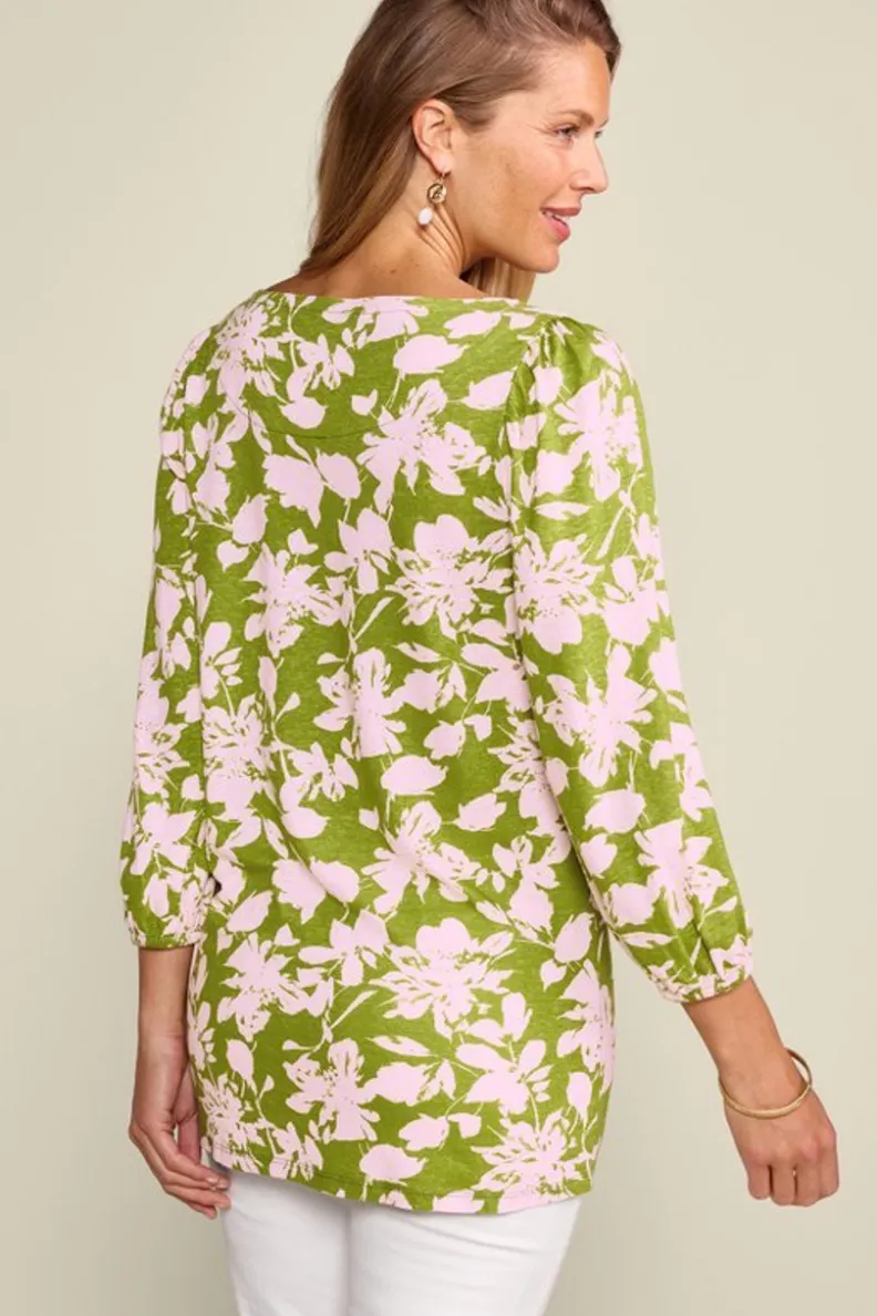 Soft Surroundings Ainsley Linen Blend Tunic| Tops|Tunics & Leggings