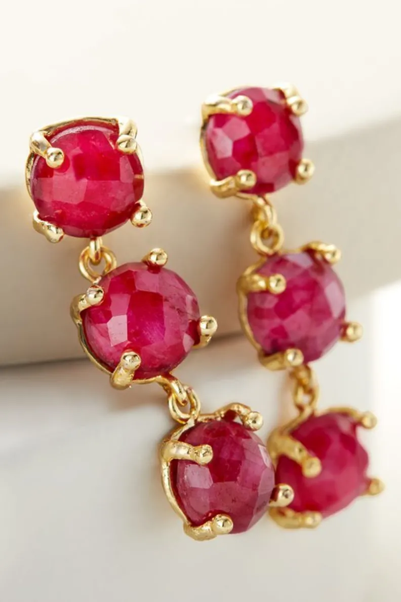 Soft Surroundings Alexandra Stone Earrings| Jewelry|Earrings