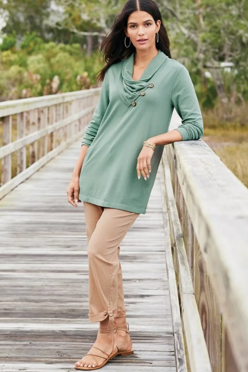 Soft Surroundings Antigua Convertible Crop Pants| Pants