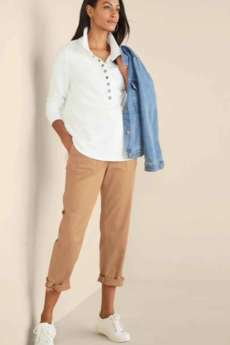Soft Surroundings Antigua Convertible Crop Pants| Pants