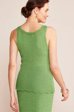 Soft Surroundings April Crochet Sweater Tank| Tops|Sweaters & Cardigans