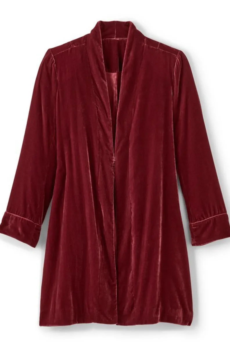 Soft Surroundings Aria Velvet Jacket| Jackets & Coats
