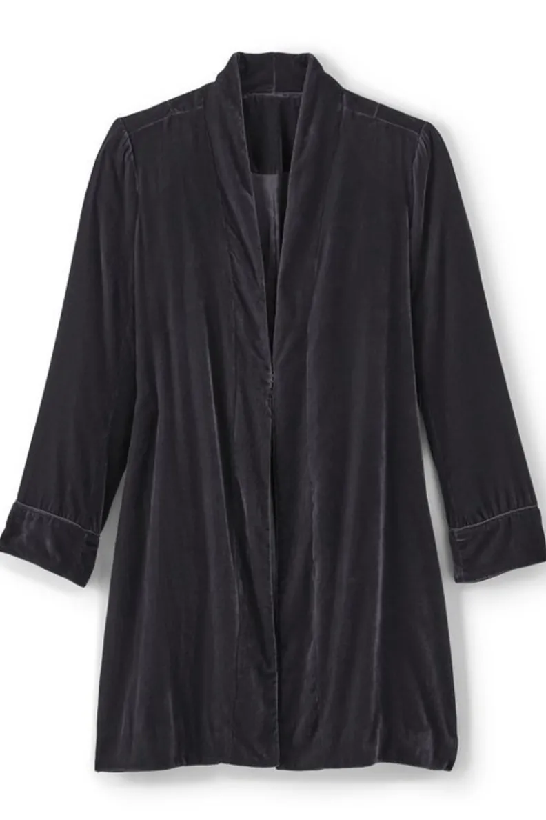 Soft Surroundings Aria Velvet Jacket| Jackets & Coats