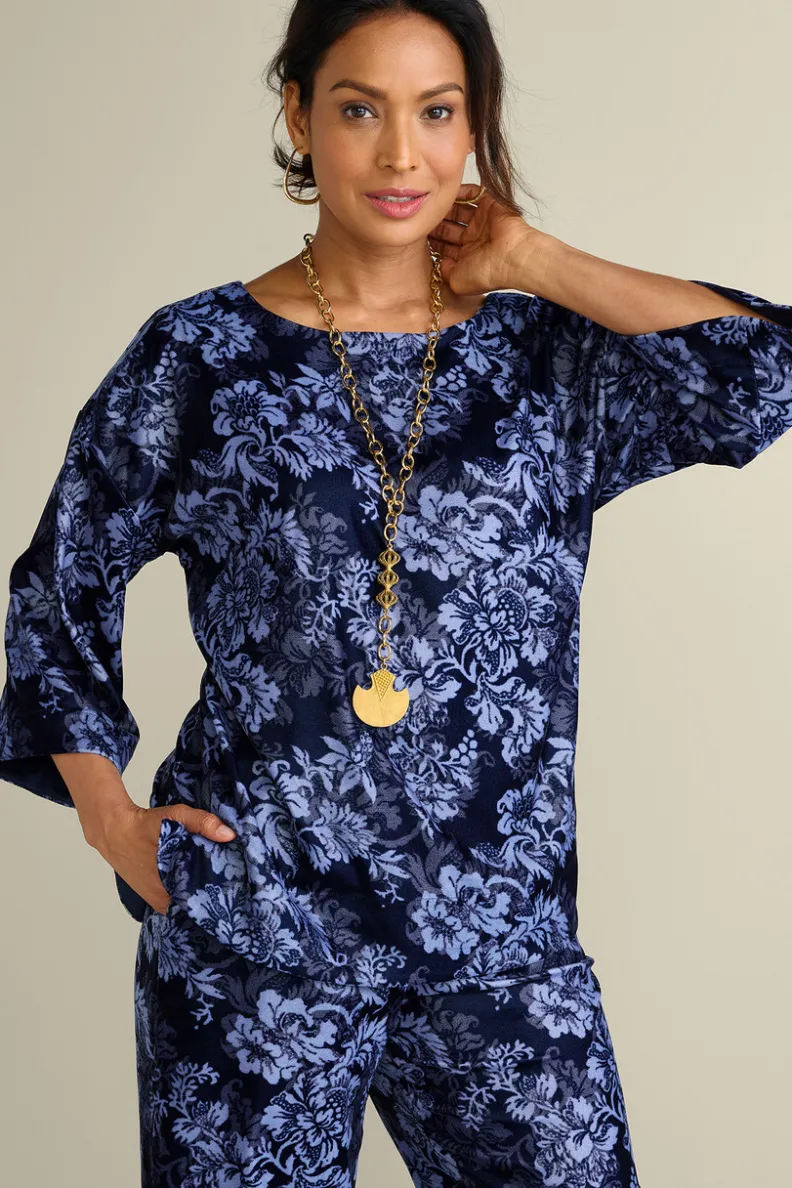 Soft Surroundings Aria Velvet Top| Tops