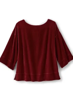 Soft Surroundings Aria Velvet Top| Tops