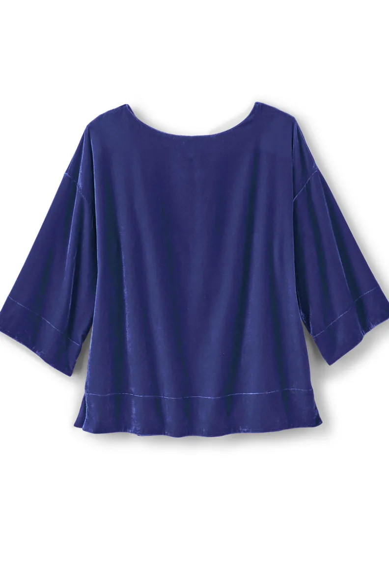 Soft Surroundings Aria Velvet Top| Tops