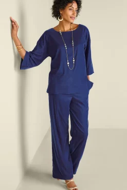 Soft Surroundings Aria Velvet Top| Tops