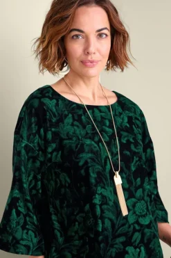 Soft Surroundings Aria Velvet Top| Tops