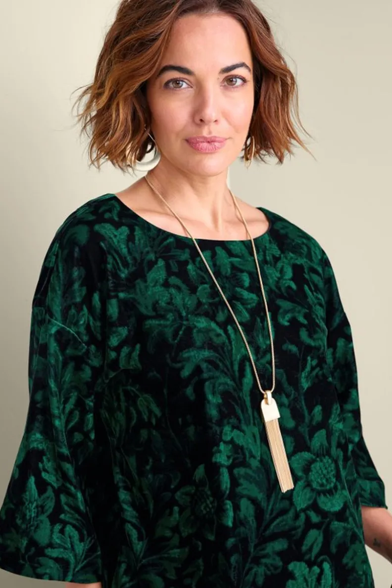 Soft Surroundings Aria Velvet Top| Tops