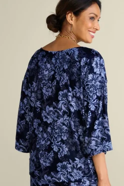 Soft Surroundings Aria Velvet Top| Tops