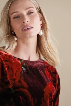 Soft Surroundings Aria Velvet Top| Tops