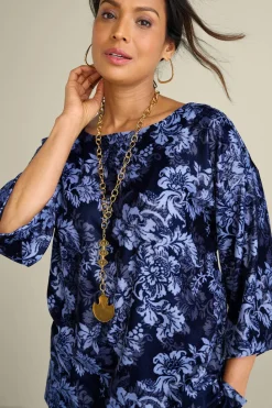 Soft Surroundings Aria Velvet Top| Tops