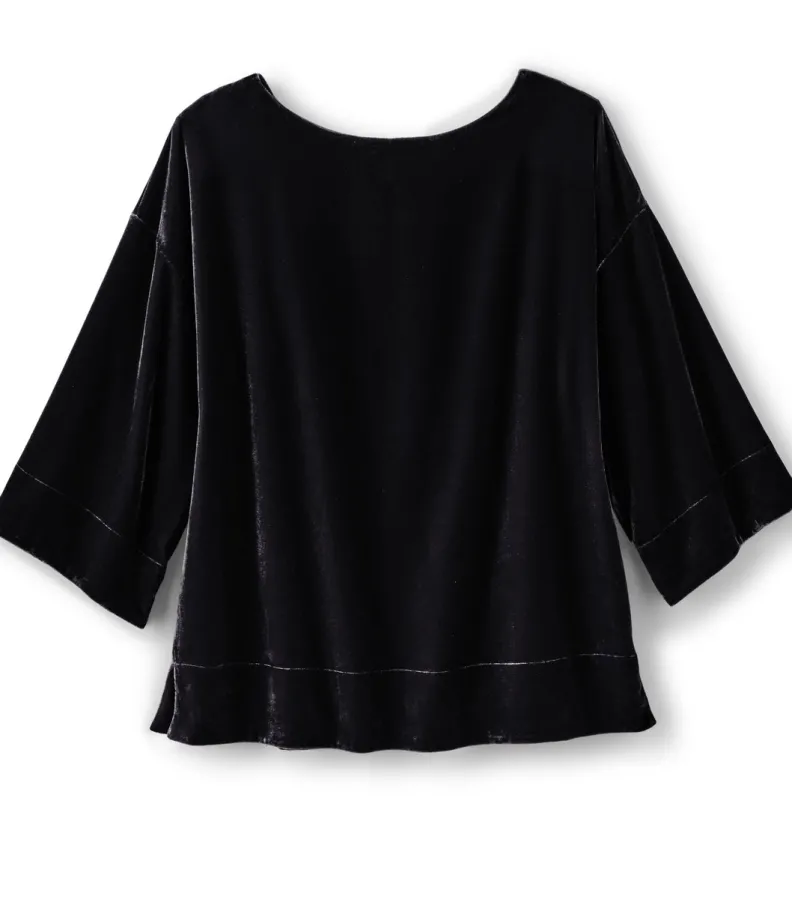 Soft Surroundings Aria Velvet Top| Tops