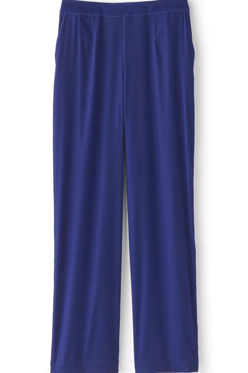 Soft Surroundings Aria Velvet Wide Leg Pants| Pants