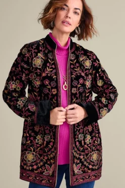 Soft Surroundings Astrid Velvet Jacket| Jackets & Coats