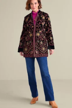 Soft Surroundings Astrid Velvet Jacket| Jackets & Coats
