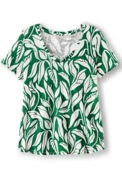 Soft Surroundings Aubrey Linen Slub Tee| Tops