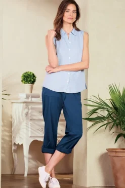 Soft Surroundings Barbados Convertible Crop Pants| Pants