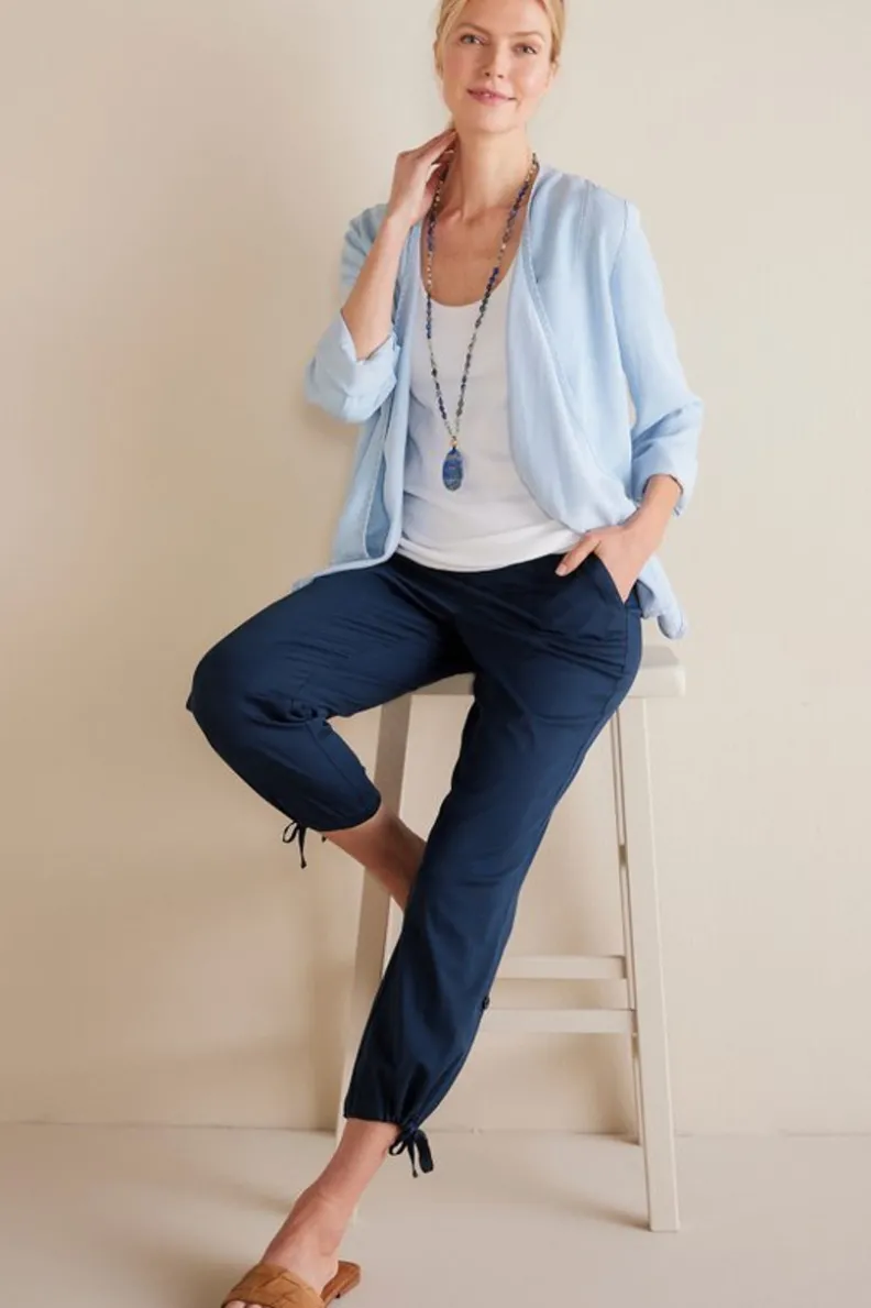 Soft Surroundings Barbados Convertible Crop Pants| Pants