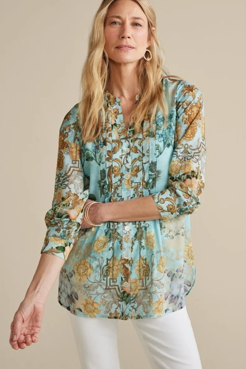 Soft Surroundings Baroque Top & Cami| Tops