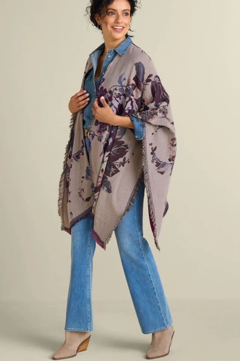 Soft Surroundings Beatrix Floral Wrap| Toppers|Jackets & Coats