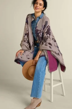 Soft Surroundings Beatrix Floral Wrap| Toppers|Jackets & Coats