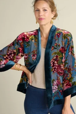 Soft Surroundings Bercy Velvet Topper| Toppers|Jackets & Coats