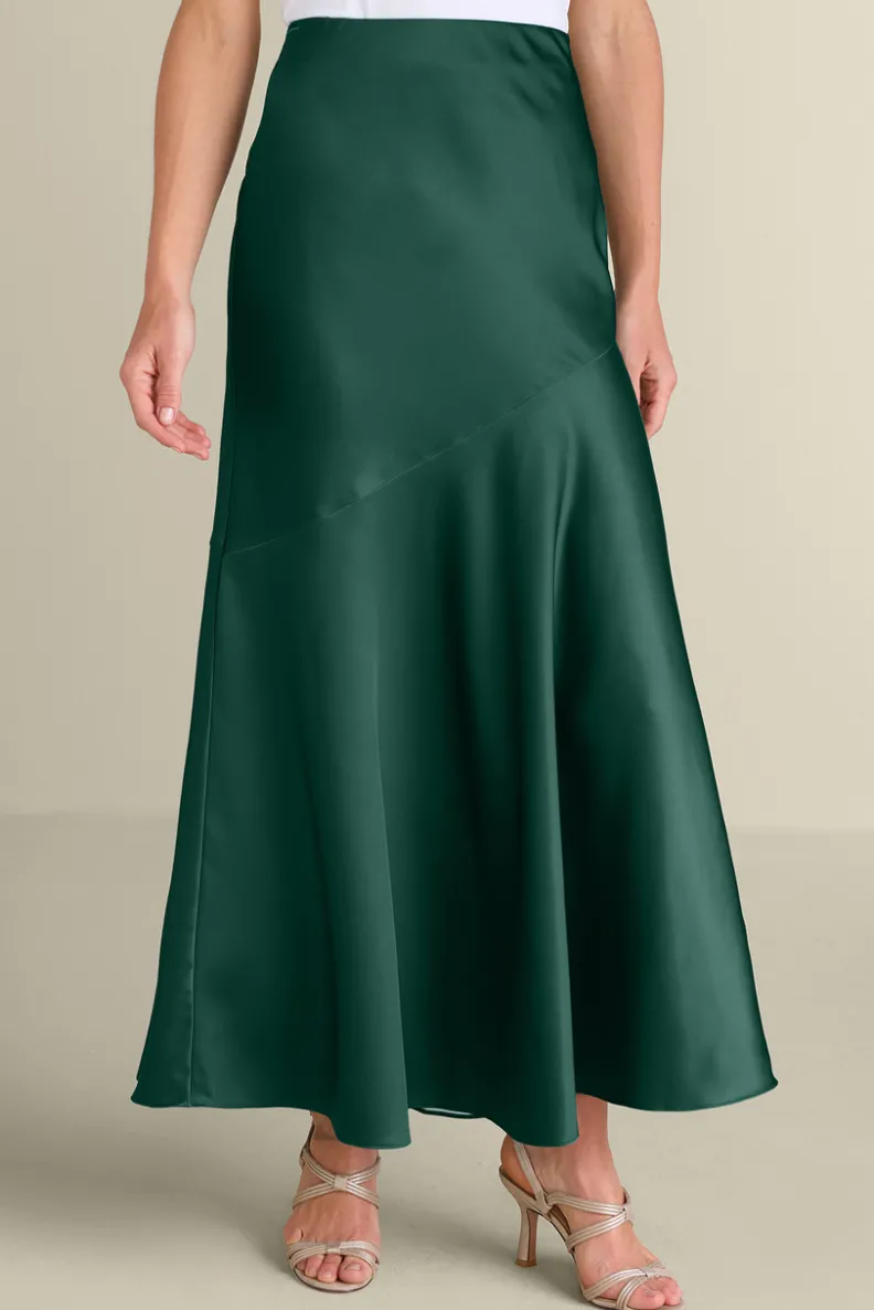Soft Surroundings Blaise Satin Skirt| Skirts