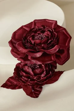 Soft Surroundings Bordeaux Blooms Pin| Jewelry