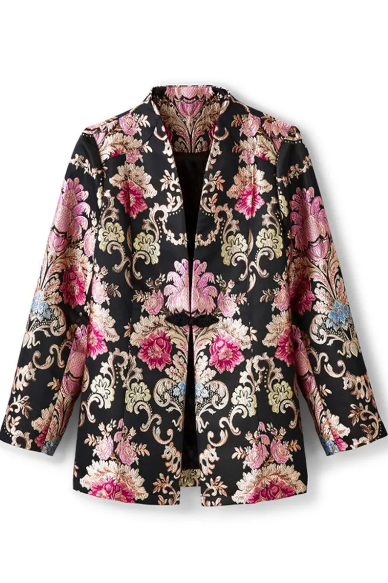Soft Surroundings Branca Jacquard Jacket| Jackets & Coats