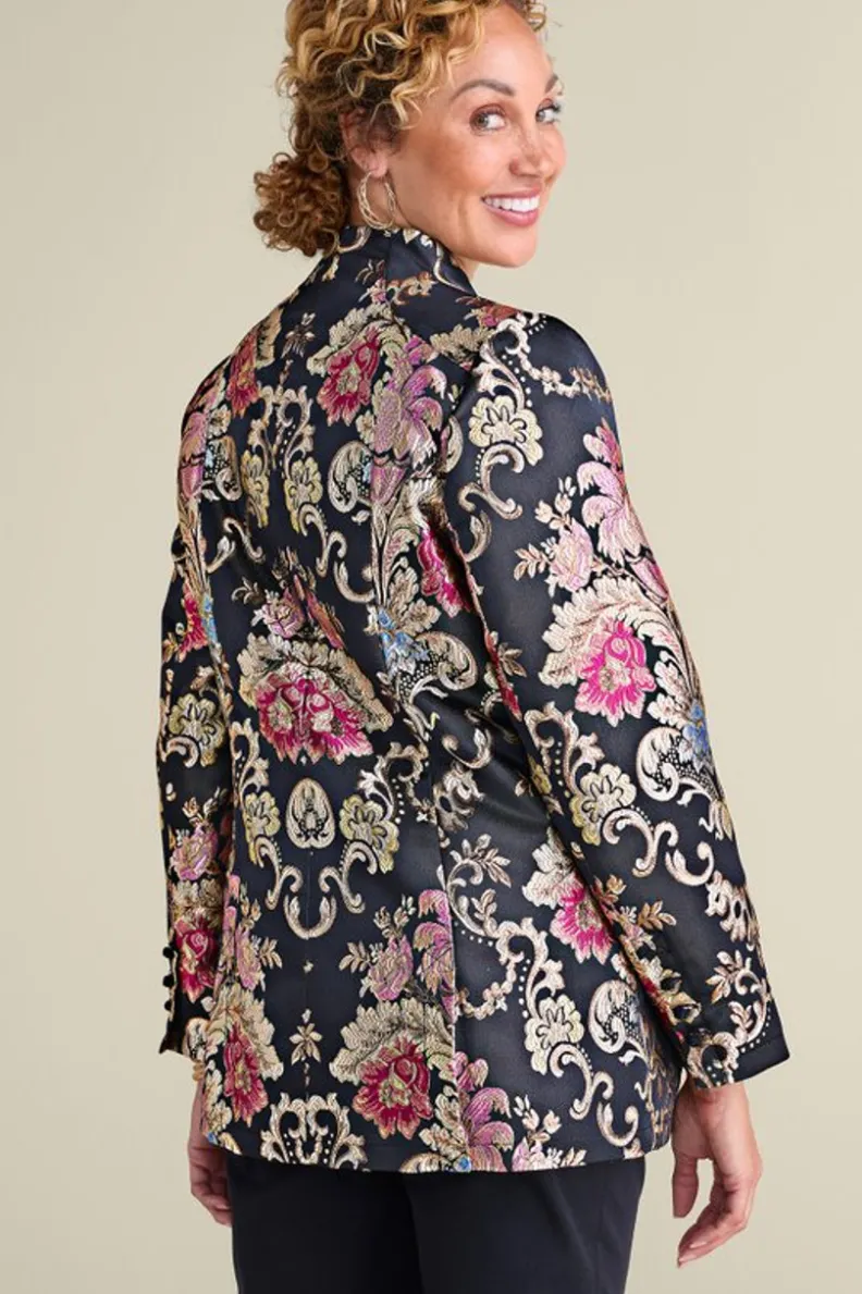 Soft Surroundings Branca Jacquard Jacket| Jackets & Coats