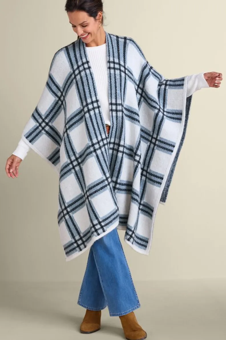 Soft Surroundings Braunwyn Plaid Wrap| Scarves & Wraps