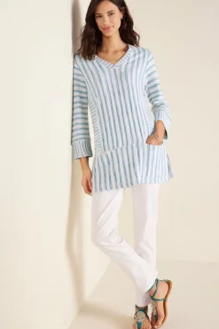 Soft Surroundings Briza Stripe Tunic| Tops