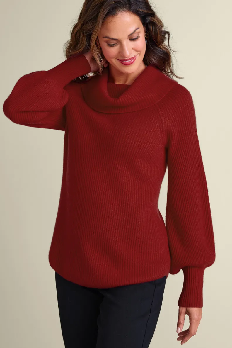 Soft Surroundings Calanthe Cashmere Pullover| Tops|Sweaters & Cardigans