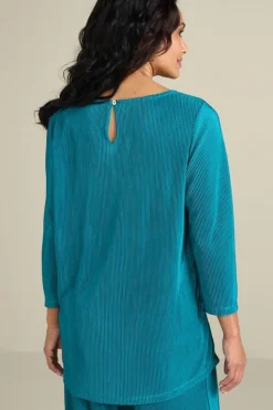 Soft Surroundings Cella Plisse Tunic| Tops