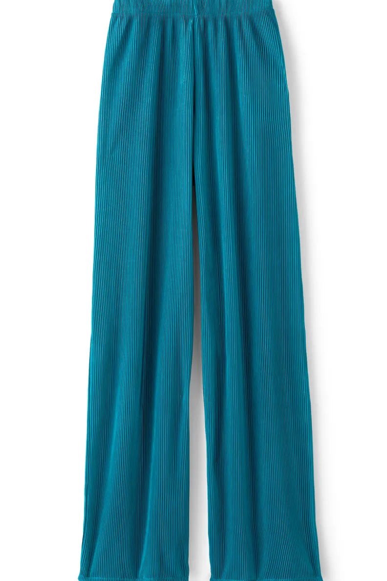 Soft Surroundings Cella Plisse Wide Leg Pants| Pants