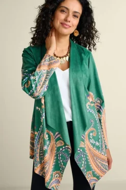 Soft Surroundings Chouteau Faux Suede Jacket| Toppers|Jackets & Coats