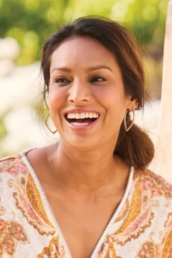 Soft Surroundings Cosma Hoop Earrings| Jewelry|Earrings