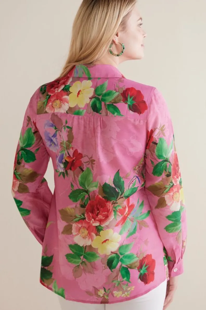 Soft Surroundings Danica Embellished Shirt| Tops