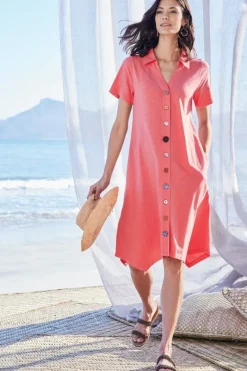 Soft Surroundings Danielle Button Dress| Dresses