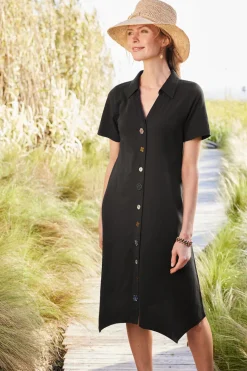 Soft Surroundings Danielle Button Dress| Dresses