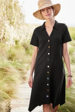 Soft Surroundings Danielle Button Dress| Dresses