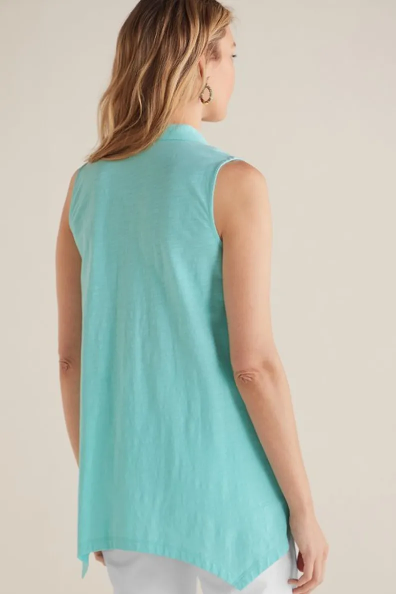 Soft Surroundings Danielle Button Tank| Tops