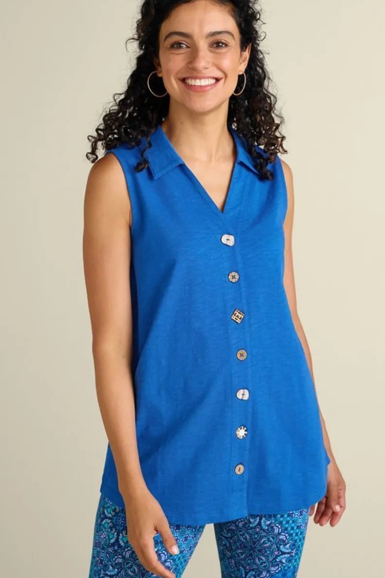 Soft Surroundings Danielle Sleeveless Tunic| Tops|Tunics & Leggings