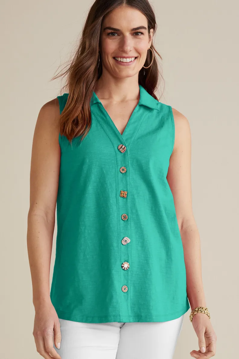 Soft Surroundings Danielle Sleeveless Tunic| Tops|Tunics & Leggings