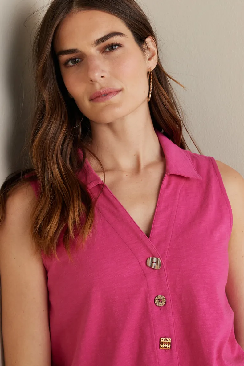 Soft Surroundings Danielle Sleeveless Tunic| Tops|Tunics & Leggings